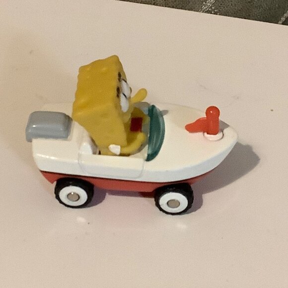 SpongeBob SquarePants Die-Cast Boat Car Toy Collectible Figure Boating School - Picture 2 of 7